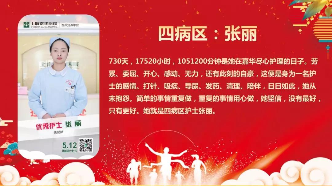上海嘉华医院2019年5·12优秀护士及优秀护士长名单公示